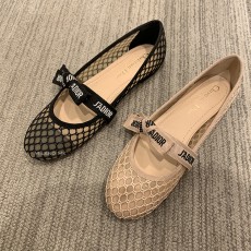 [SALE] 디올 자디올 메쉬 발레리나 플랫 슈즈 DIOR JADIOR MESH BALLERINA  FLAT SHOES KCB451RRN