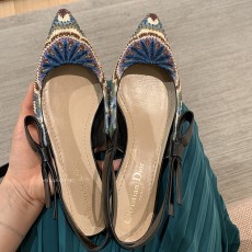 [SALE] 디올 라토 슬링백 플랫 슈즈 DIOR RATO SILNGBACK  FLAT SHOES KCB470KEF