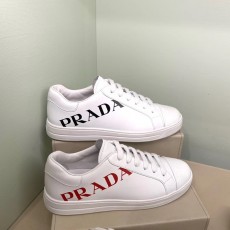 프라다 여성 레더 스니커즈 PRADA WOMEN'S LEATHER SNEAKERS 1E123M 1OHB