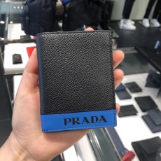 [추가세일] 프라다 남성 블루패치 로고 반지갑 PRADA MEN'S BLUE PATCH LOGO WALLET 2MO006 2CIG